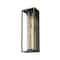 Z-Lite Dunbroch 1 Light Outdoor Wall Sconce, Deep Bronze + Outdoor Brass & Clear 584B-DBZ-OBS - alternate 7